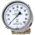 Differential pressure gauge Cryo Gauge, copper alloy or stainless steel, NS 160