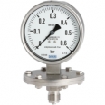 Diaphragm pressure gauge for the process industry