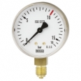Bourdon tube pressure gauge, copper alloy For welding, cutting and allied processes
