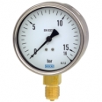 Bourdon tube pressure gauge Stainless steel case