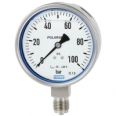 Bourdon tube pressure gauge, stainless steel For extremely low ambient temperatures down to -70 °C [-94 °F]
