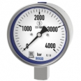 Bourdon tube pressure gauge, stainless steel For highest pressure applications to 6,000 bar
