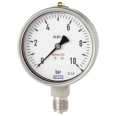 Bourdon tube pressure gauge, Hastelloy C276 For the process industry, high corrosion resistance