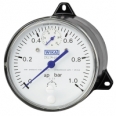 Differential pressure gauge With integrated working pressure indication (DELTA-plus)
