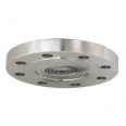Diaphragm seal with flange connection With flush diaphragm