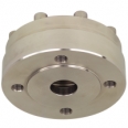 Diaphragm seal with flange connection With internal diaphragm, threaded design large working volume