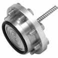 Diaphragm seal with flange connection For block flange or saddle flange