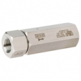 High-pressure check valve With redundant sealing or metal seat