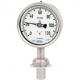 Gas-actuated thermometer For sanitary applications