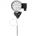 Expansion thermometer with electrical output signal Stainless steel version, with/without remote capillary